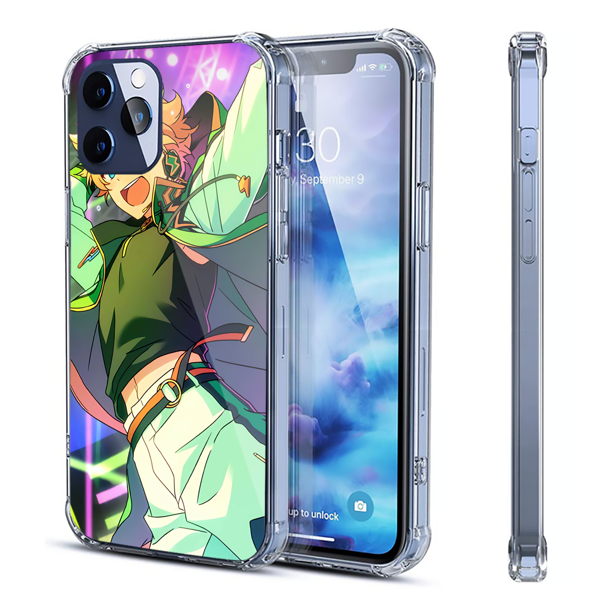 （画像用） あんさんぶるスターズ! Ensemble Stars 【iPhone 12シリーズ対応】透明スマホケース（クリアソフトケース）